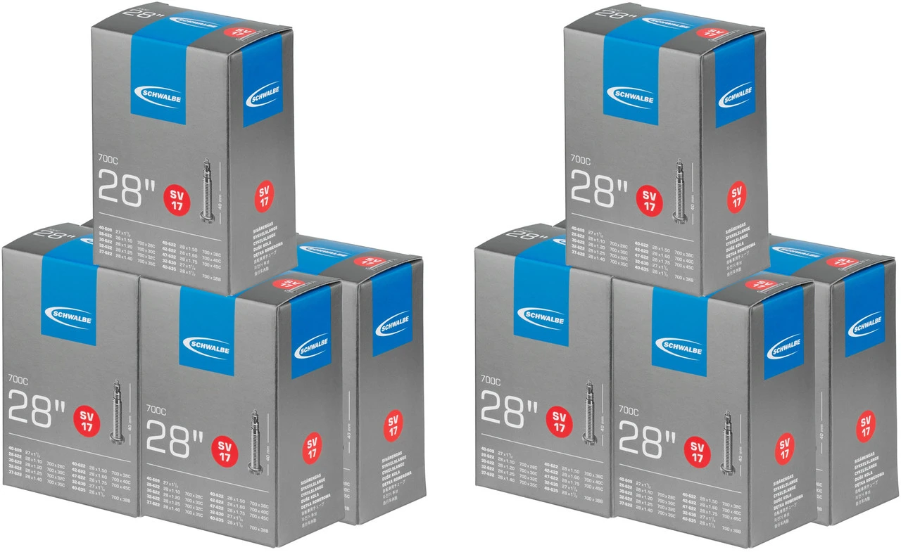 Schwalbe Schlauch 17 Für 28" - 10 Stück