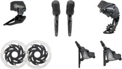 SRAM Force ETap AXS HRD FM FĂźr 2x12-fach Center Lock Schaltgruppenset